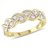 Round Cut Cubic Zirconia in 925 Sterling Silver Wedding Bands 8