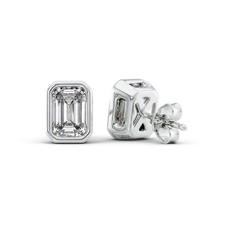 
                  
                    3 TCW Emerald Cut Stud Moissanite Earrings
                  
                