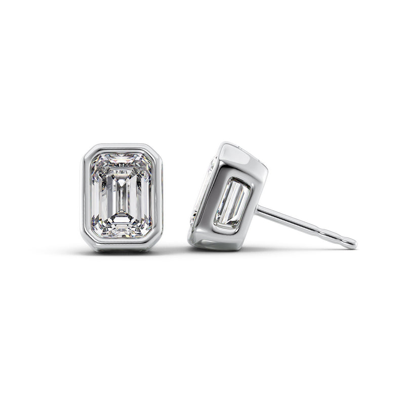 
                  
                    3 TCW Emerald Cut Stud Moissanite Earrings
                  
                