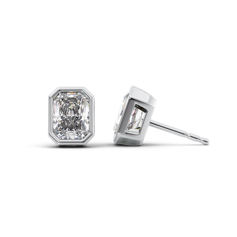 
                  
                    3 TCW Radiant Cut Stud Moissanite Earrings
                  
                