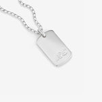 Round Cut Cubic Zirconia in 925 Sterling Silver Necklace 2