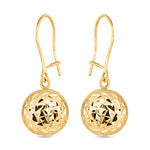 Round Cut Cubic Zirconia in 925 Sterling Silver Earrings 3