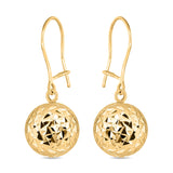 Round Cut Cubic Zirconia in 925 Sterling Silver Earrings 3