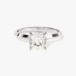 Stunning 1.0-2.0 CT Cushion Moissanite Engagement Ring with Solitaire Design 4