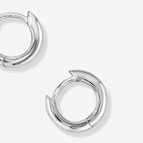 Round Cut Cubic Zirconia in 925 Sterling Silver Earrings 5