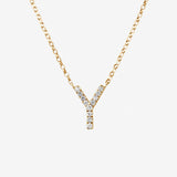 Round Cut Cubic Zirconia in 925 Sterling Silver Necklace 1