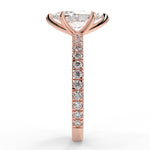 Stunning 1.05 CT Marquise Moissanite Engagement Ring with Pave Design 10