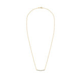 1.32 TCW Round Aquamarine Lab Made Diamond- March Birthstone Necklace 5