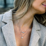 0.30 CT Round Moissanite Diamond Pendant Necklace in Solid Gold 3