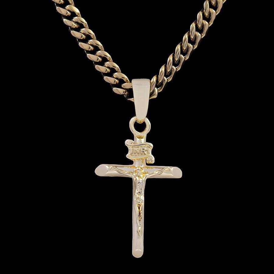 Crucifix Silver Pendant for Him 13