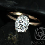 Stunning 2.0 CT Oval Moissanite Engagement Ring with Solitaire Design 8