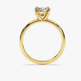 Stunning 1.5 CT Heart Moissanite Engagement Ring with Solitaire Design 3