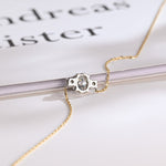 1.0 TCW Oval Moissanite Diamond Three Stone Pendant Necklace in Solid Gold 10