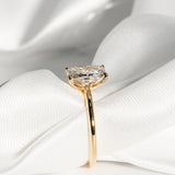 Stunning 1.70 CT Radiant Moissanite Engagement Ring with Solitaire Design 8