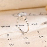 Stunning 1.0 CT Oval Cut Moissanite Engagement Ring with Solitaire Bezel Design 3