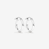 Round Cut Cubic Zirconia in 925 Sterling Silver Earrings 1
