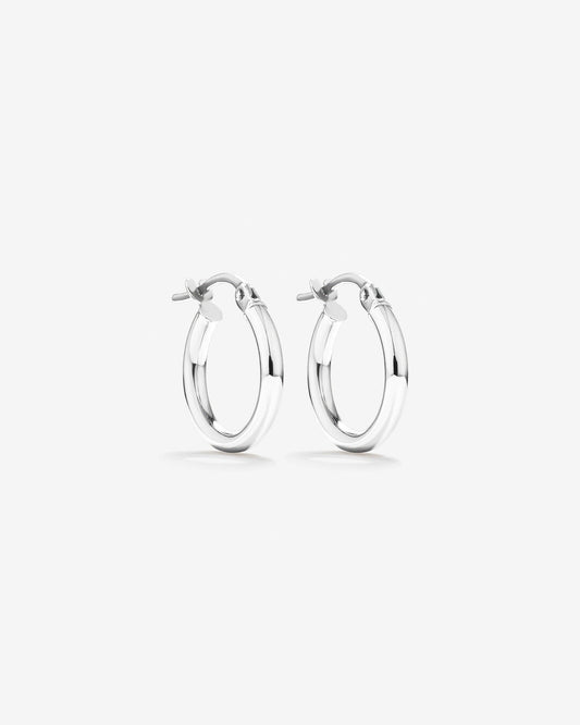 Round Cut Cubic Zirconia in 925 Sterling Silver Earrings 1