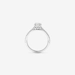 Stunning 1.20 CT Pear Moissanite Engagement Ring in Pave Designs 2