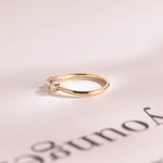 Stunning 0.2 TCW Round Moissanite Stones Half Eternity Wedding Bands 10