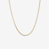 Round Cut Cubic Zirconia in 925 Sterling Silver Necklace 1
