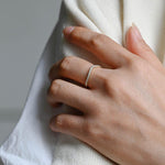 Stunning 0.2 TCW Round Moissanite Stones Half Eternity Wedding Bands 2