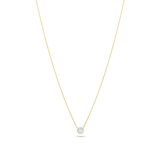 0.50 CT Round Moissanite Diamond Cluster Pendant Necklace in Solid Gold 4