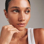 Round Cut Cubic Zirconia in 925 Sterling Silver Necklace 3