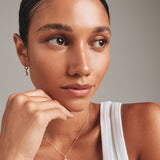 Round Cut Cubic Zirconia in 925 Sterling Silver Necklace 3