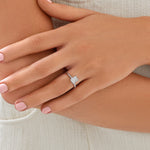 Stunning 1.25 CT Radiant Moissanite Engagement Ring in Solitaire Design 4