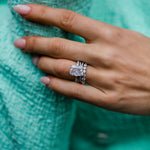 Radiant Cut Solitaire Style Cubic Zirconia in 925 Sterling Silver Ring 2
