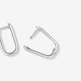 Round Cut Cubic Zirconia in 925 Sterling Silver Earrings 4