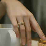 0.7 TCW Round Cut Crown Moissanite Bridal Wedding Band 3