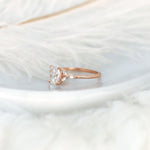 Stunning 1.5 CT Cushion Moissanite Engagement Ring with Cluster Design 3