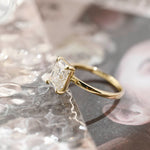 Stunning 3.0 CT Radiant Moissanite Engagement Ring with Solitaire Design 3