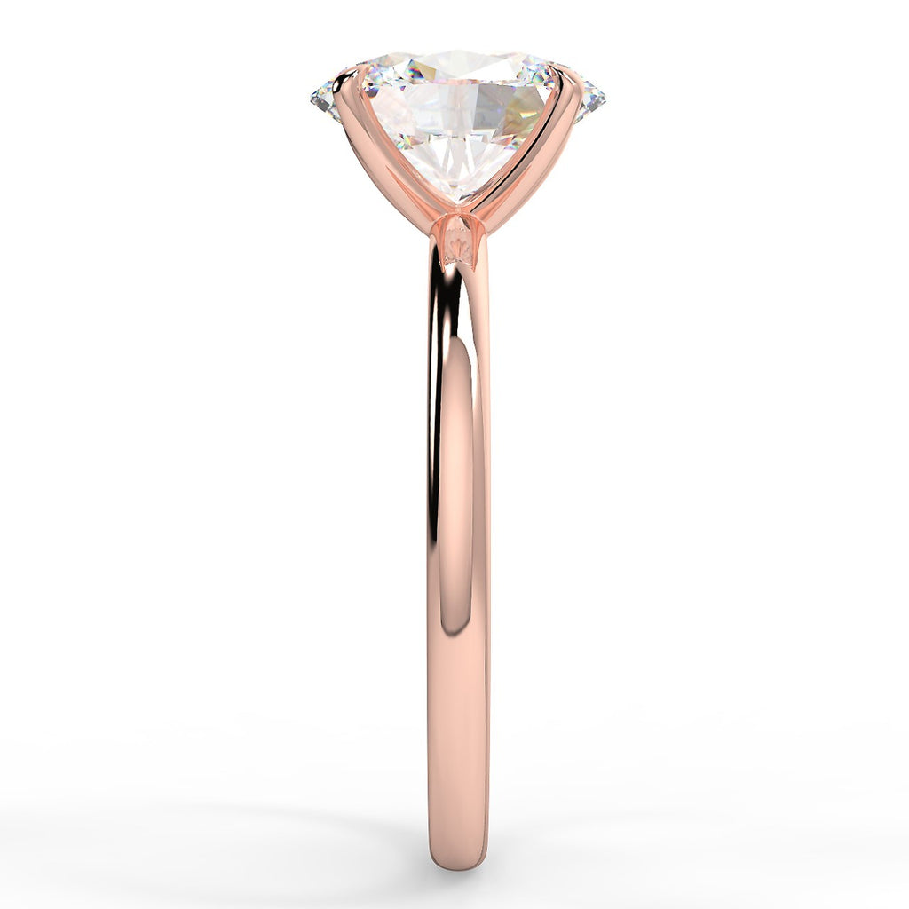 Stunning 2.11 CT Oval Moissanite Engagement Ring with Solitaire Design 10