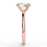Stunning 2.11 CT Oval Moissanite Engagement Ring with Solitaire Design 10