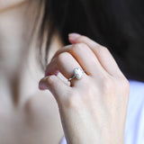 Stunning 1.0 - 2.0 CT Elongated Cushion Moissanite Engagement Ring With Halo Design 10