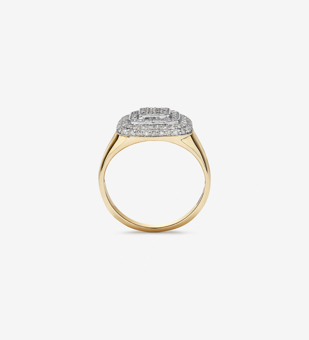 1.0 TCW Round Moissanite Men's Wedding Band in Solid Gold 3