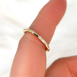 Stunning 0.11 TCW Round Moissanite Stones Flush Wedding Bands 4