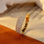 0.5 TCW  Round Cut Moissanite Bridal Wedding Band Semi Pave Accents 7