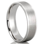 Classic Stain Finish Wedding Band for Men's in Solid Gold 4