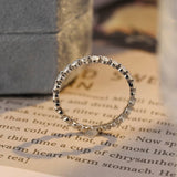 0.45 TCW Round Cut Moissanite Bridal Wedding Band 6