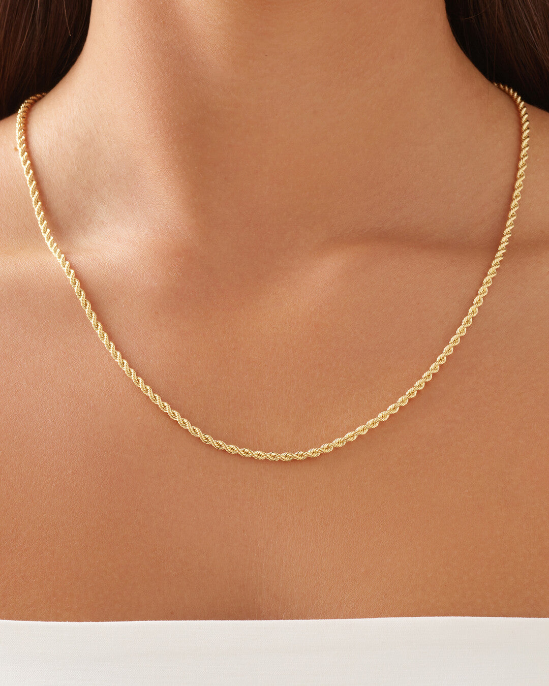 Round Cut Cubic Zirconia in 925 Sterling Silver Necklace 4