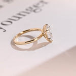 Stunning 1.0 - 2.0 CT Marquise Moissanite Engagement Ring with Solitaire Design 5