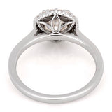 Stunning 1.0- 2.0 CT Round Moissanite Engagement Ring with Halo Design 4