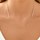 Round Cut Cubic Zirconia in 925 Sterling Silver Necklace 4