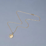 0.20 CT Round & Marquise Moissanite Diamond Secret Garden Medallion Pendant Necklace in Solid Gold 4