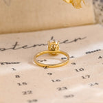 Stunning 2.0 CT Oval Moissanite Engagement Ring with Solitaire Design 3