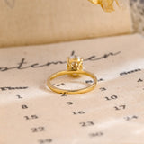 Stunning 2.0 CT Oval Moissanite Engagement Ring with Solitaire Design 3