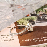 Stunning 2.5 CT Oval Moissanite Engagement Ring with Pave Design 8